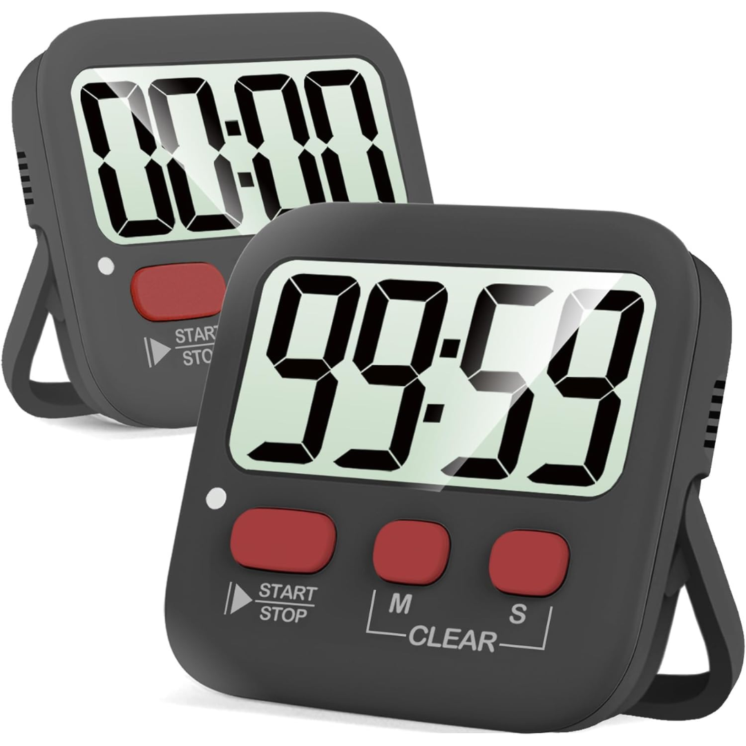 Pack de 2 Minuteries Numériques - KitchenTick