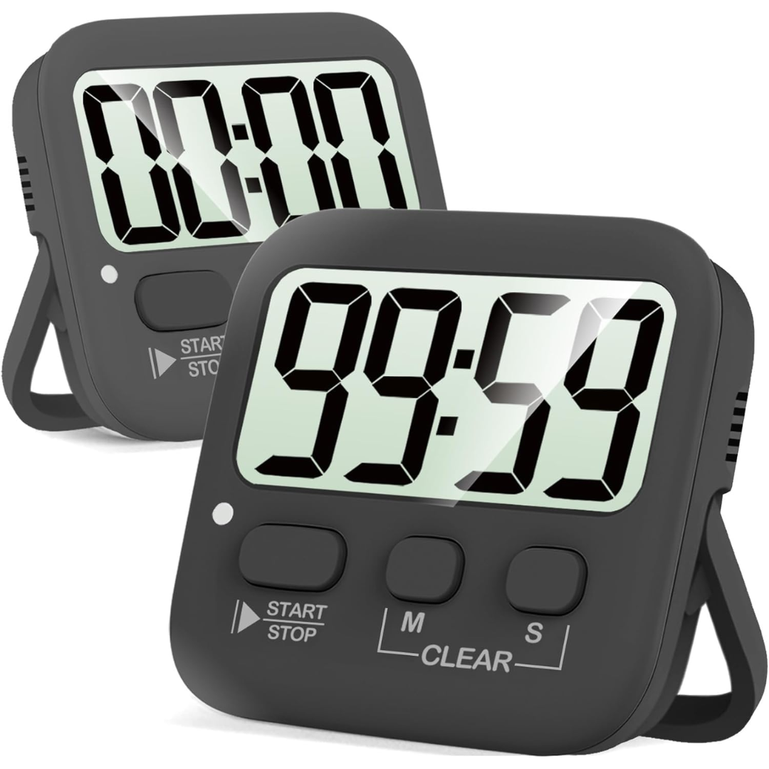 Pack de 2 Minuteries Numériques - KitchenTick