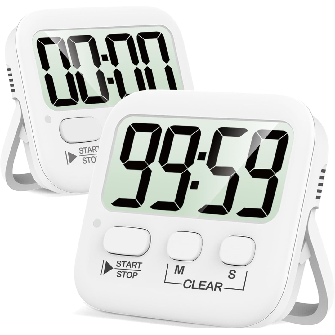 Pack de 2 Minuteries Numériques - KitchenTick