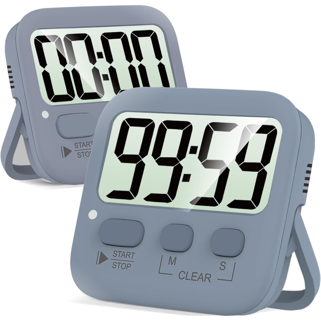 Pack de 2 Minuteries Numériques - KitchenTick