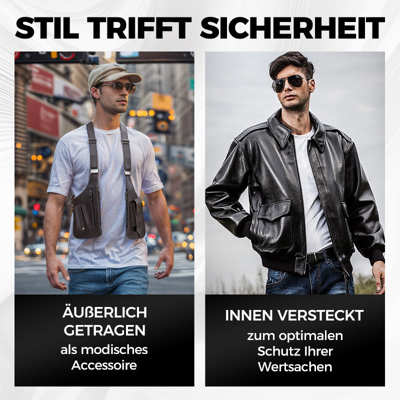 Sac bandoulière pour hommes avec protection contre le vol
