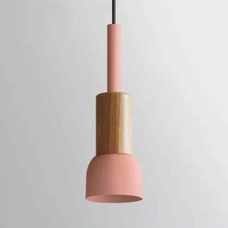 Lampe suspendue colorée au style nordique – design macaron avec lumière douce