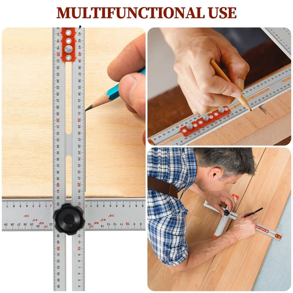 Règle de marquage glissante pour des mesures précises
