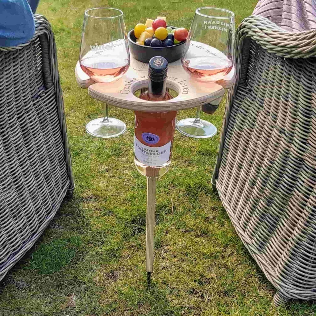 50% de réduction | Vino™ - Table de pique-nique pliable avec support à vin [Dernier jour de réduction]