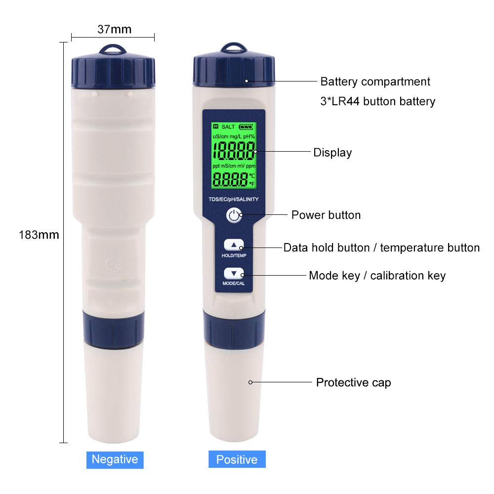 Skanto | Testeur de pH numérique à haute précision pour l'eau