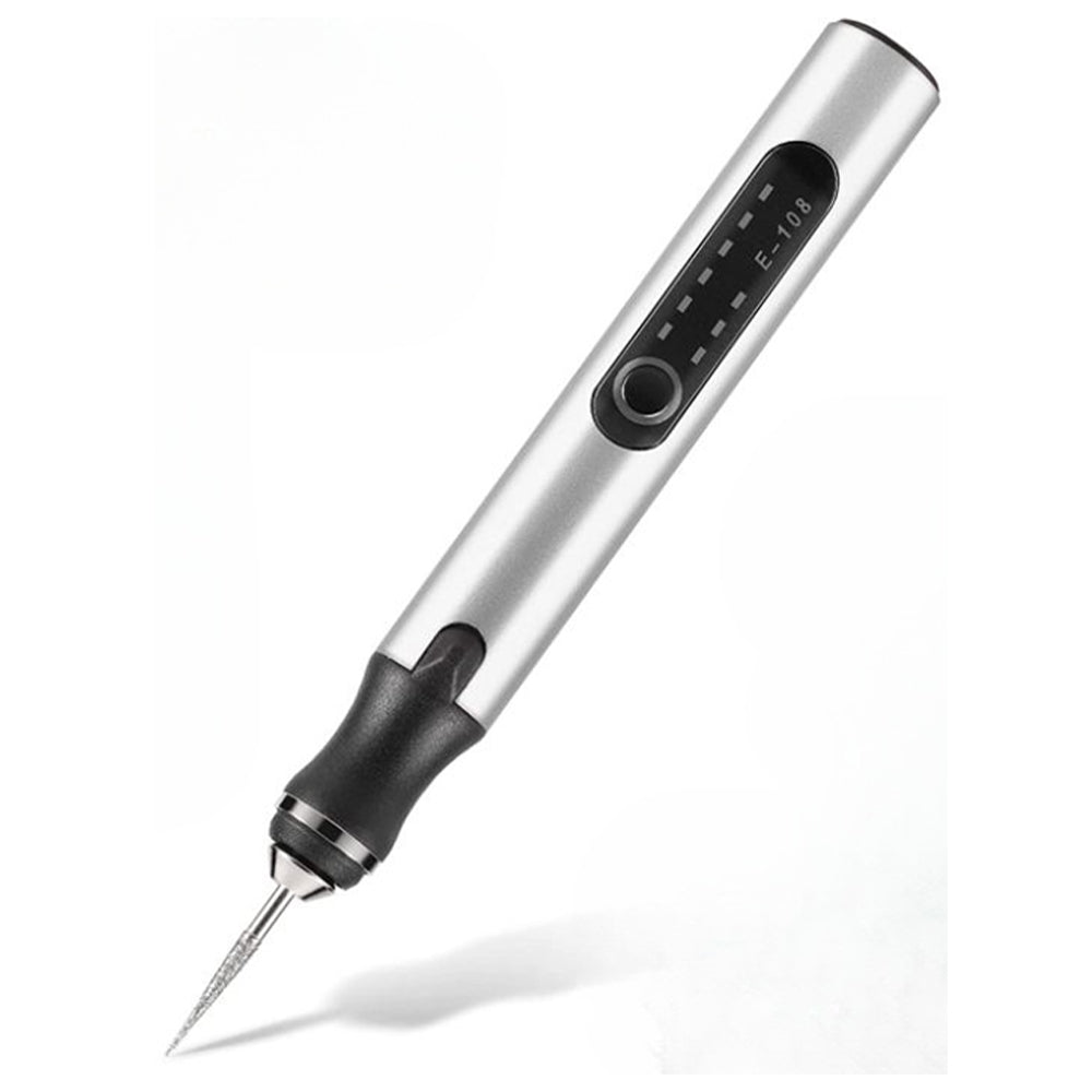 Skanto | Stylo Graveur USB Rechargeable | Précis et Silencieux | Métal, Vitesse Ajustable
