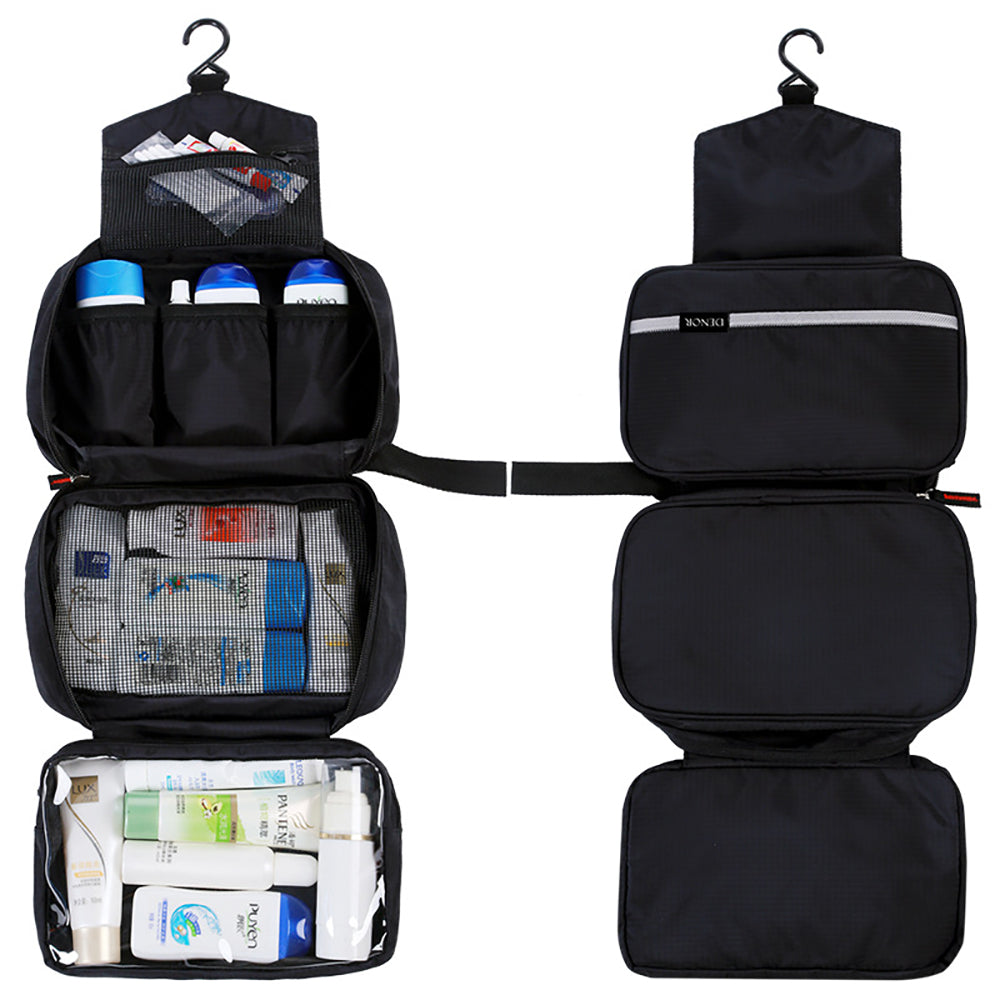 Trousse de toilette de voyage suspendue fonctionnelle et étanche