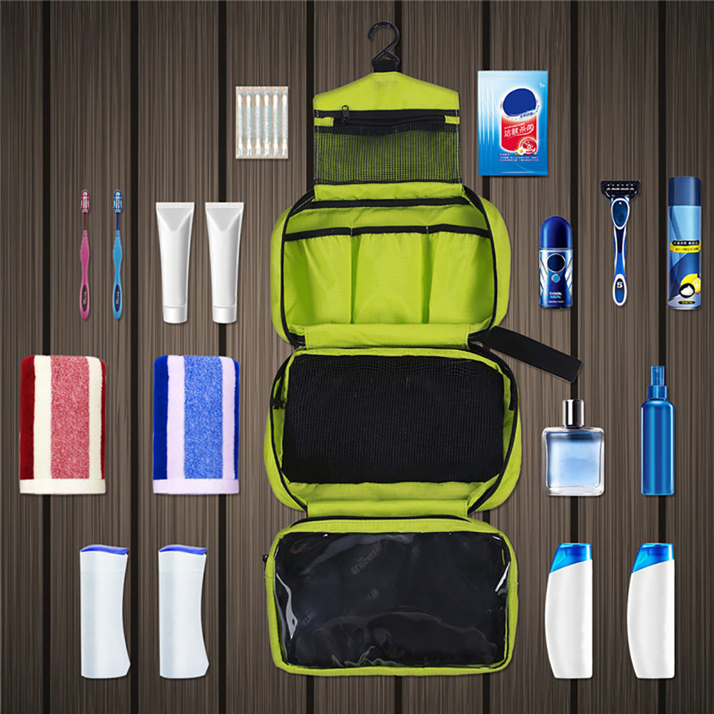 Trousse de toilette de voyage suspendue fonctionnelle et étanche