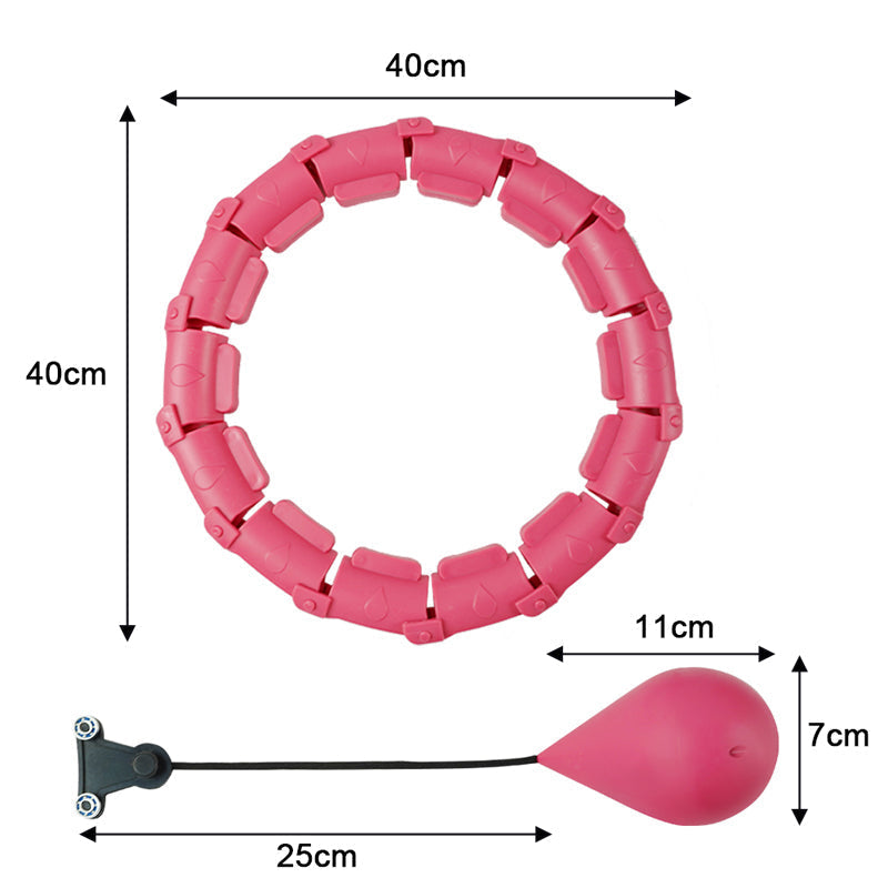 Hula-Hoop ajustable et lesté – Disponible en 2 couleurs