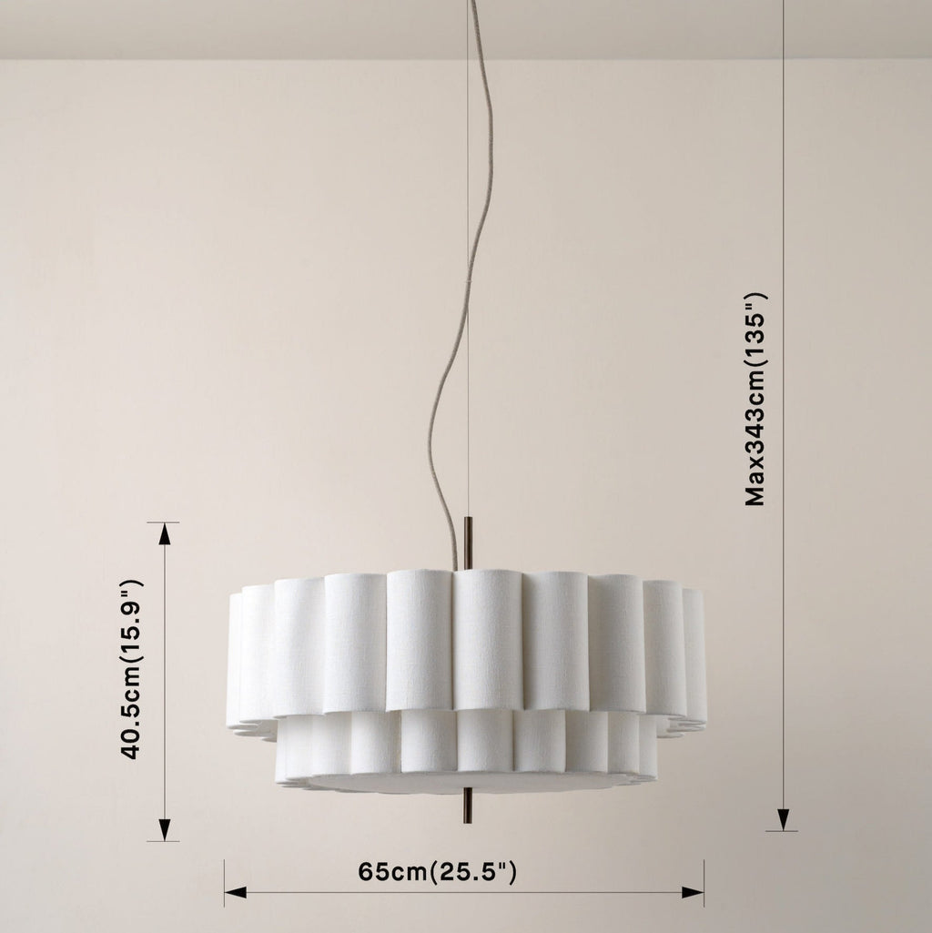 Grande suspension incurvée