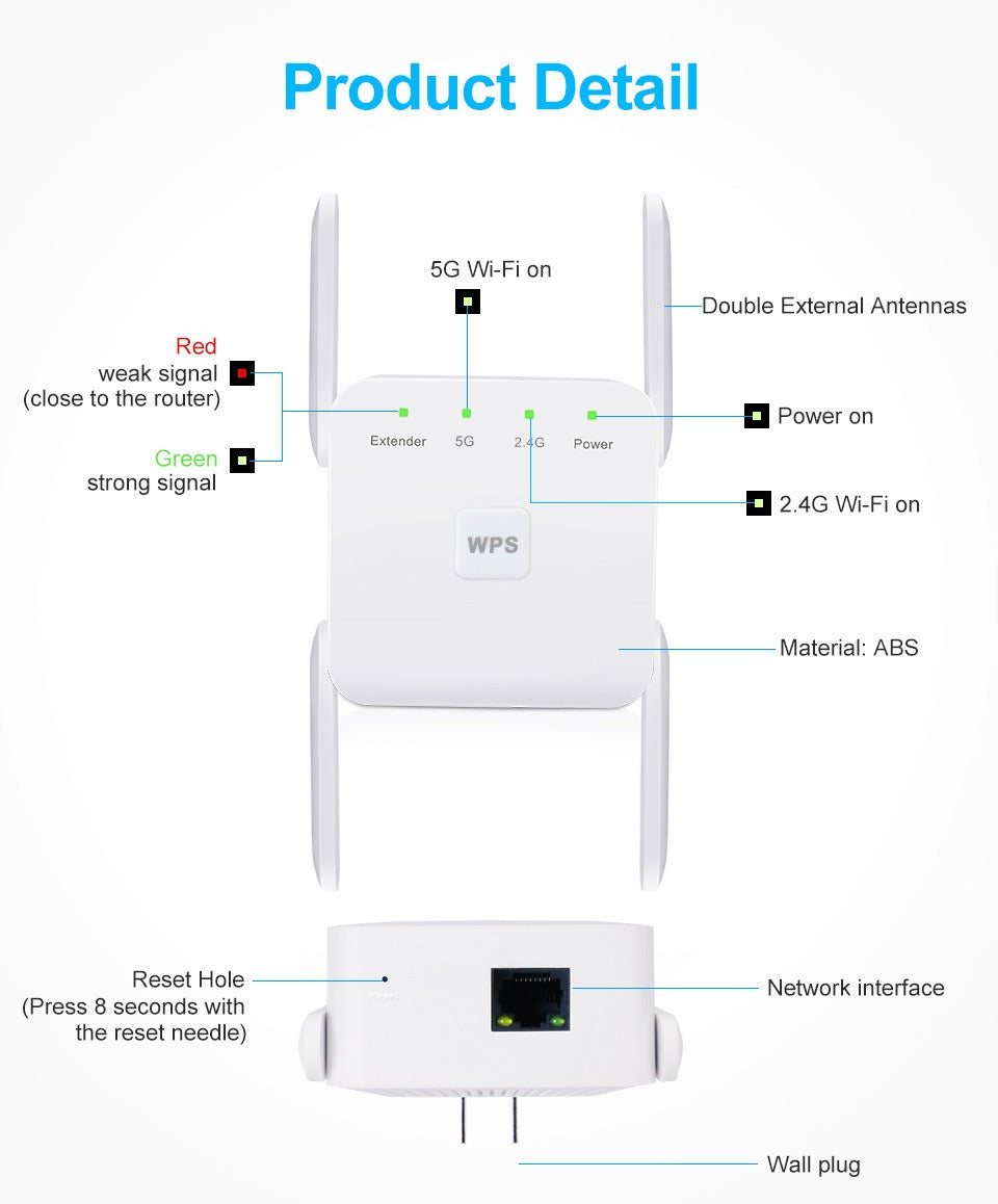 UltraXtend 5G WiFi Booster – Meilleur Extenseur WiFi