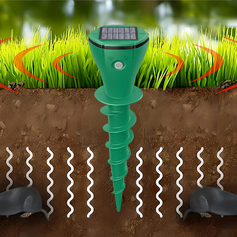 TERRASHIELD – Protecteur de jardin alimenté par énergie solaire pour l'entretien de la pelouse