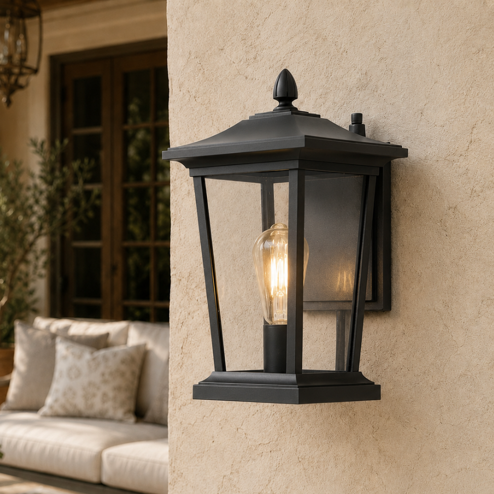 Applique Murale Extérieure Industrielle - Applique Murale LED en Aluminium Étanche pour Patio ou Porche