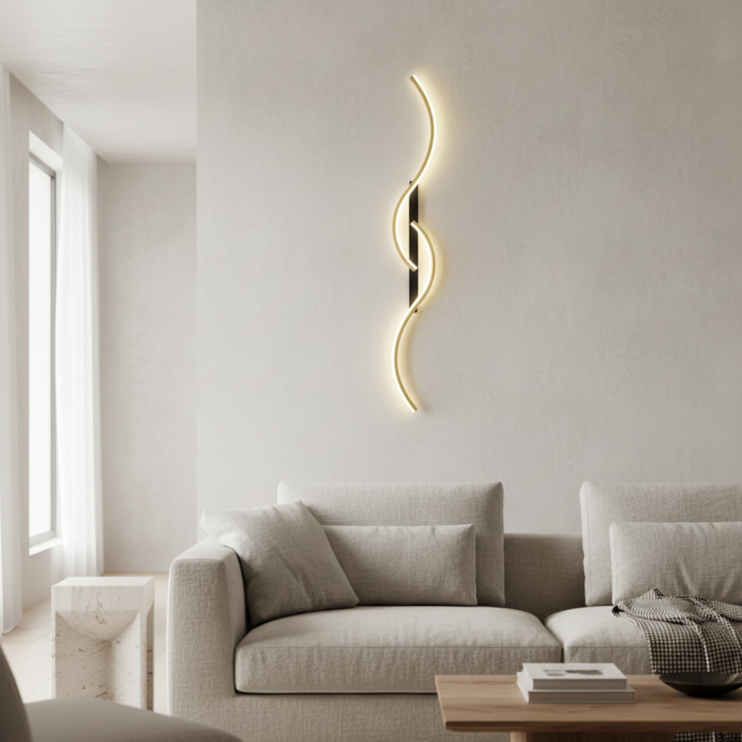 Applique Murale LED Élégante - Appliques Murales Modernes en Aluminium pour Intérieurs Stylés