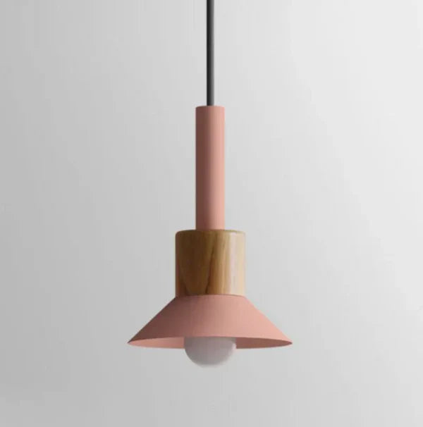 Lampe suspendue colorée au style nordique – design macaron avec lumière douce