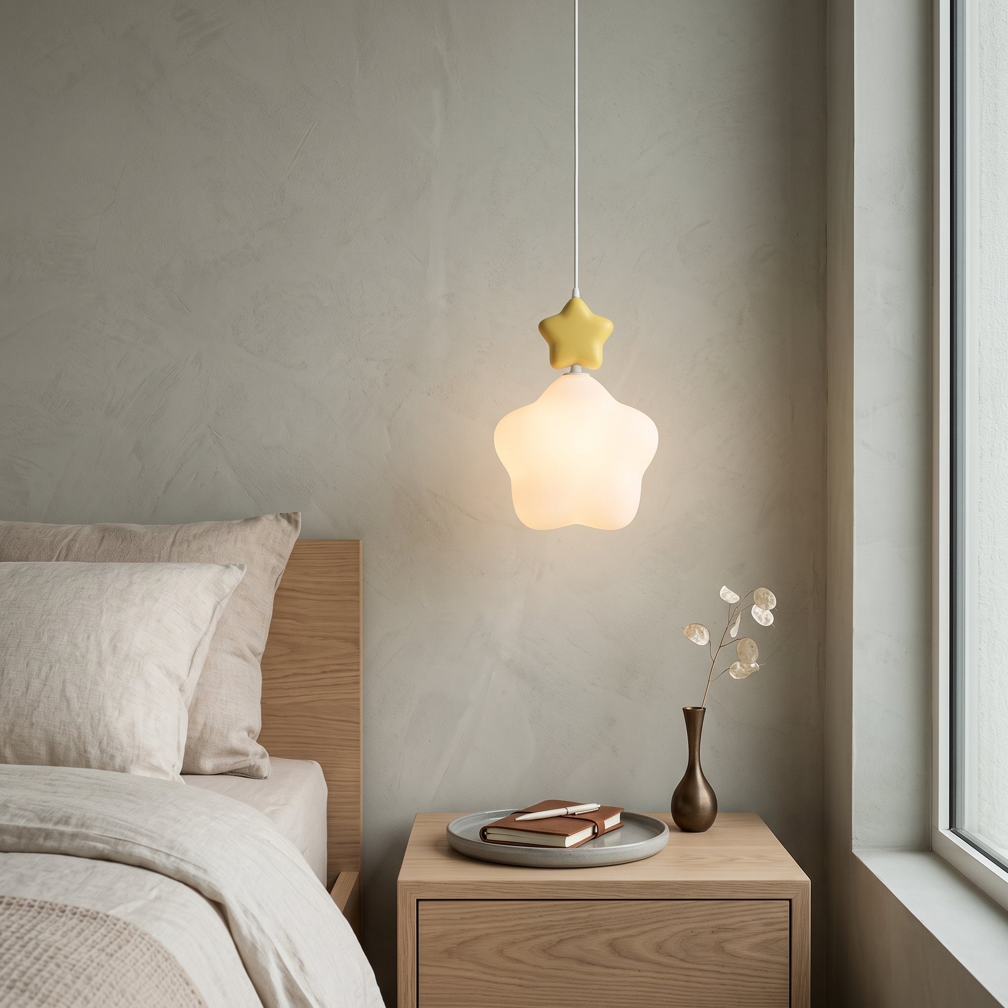 Lampe de plafond Nuage et Étoile LED pour Chambre d'Enfant