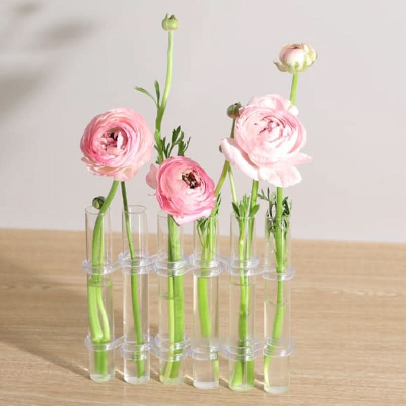 Vase modulaire élégant pour des arrangements floraux créatifs