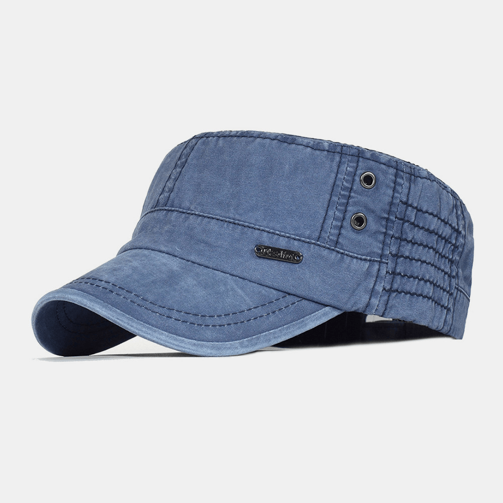 Skanto | Chapeau pour homme ajustable en coton avec design militaire
