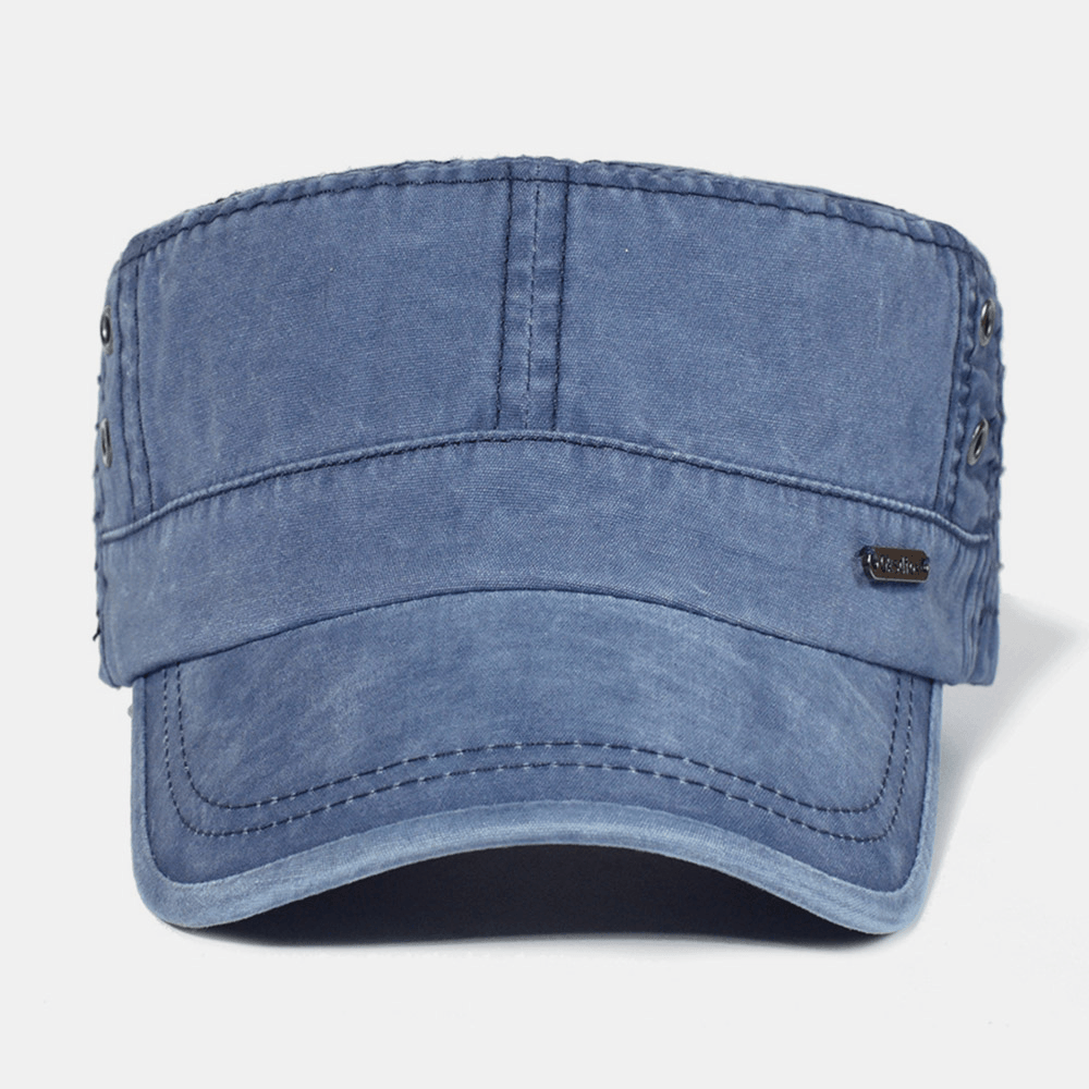 Skanto | Chapeau pour homme ajustable en coton avec design militaire