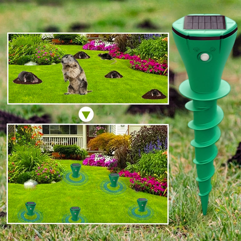 TERRASHIELD – Protecteur de jardin alimenté par énergie solaire pour l'entretien de la pelouse