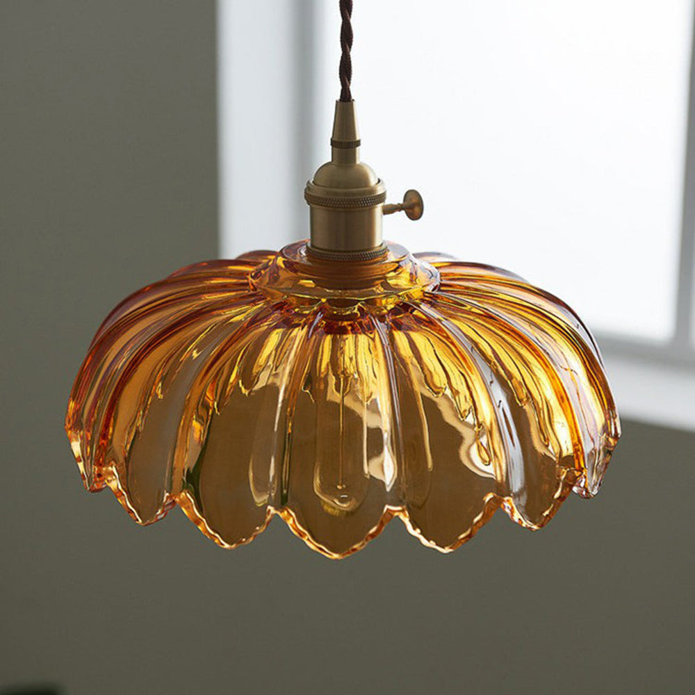 Lumière en verre qui émerveille par ses détails !