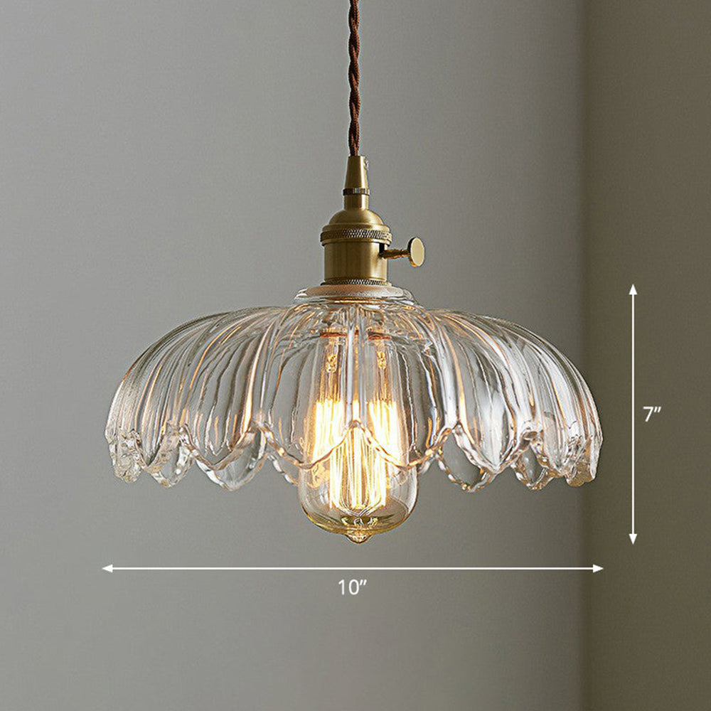 Lumière en verre qui émerveille par ses détails !
