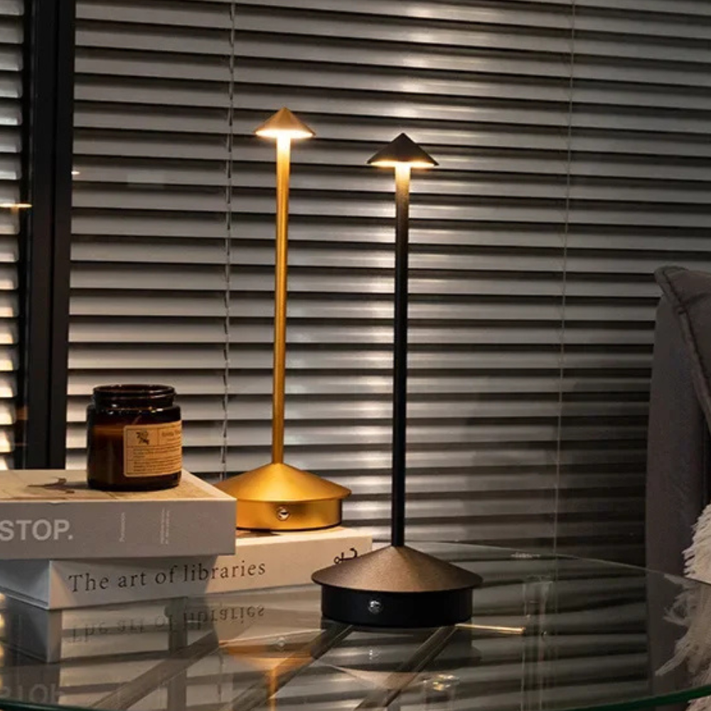 Lampe de Table Sans Fil Minimaliste Moderne avec Dimming Tactile