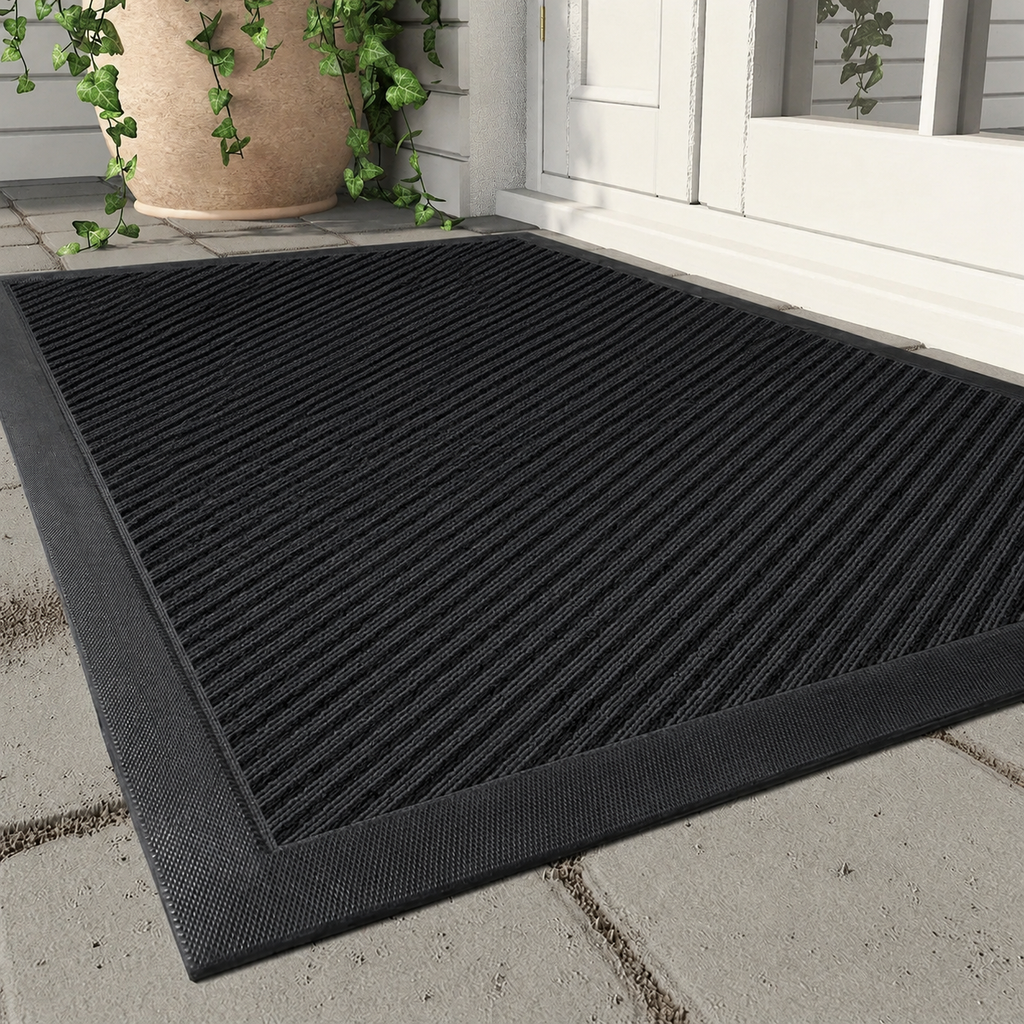 Tapis de Luxe Intérieur & Extérieur - Entrée Élégante