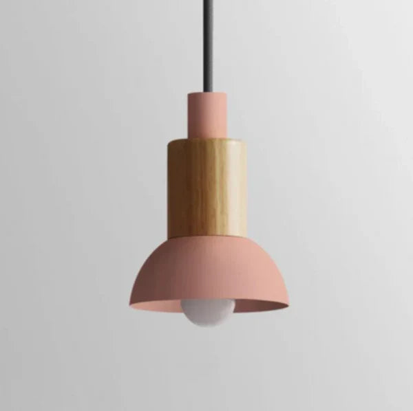 Lampe suspendue colorée au style nordique – design macaron avec lumière douce