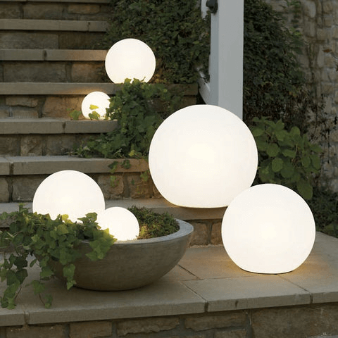 Lampe de Jardin Sphérique Solaire