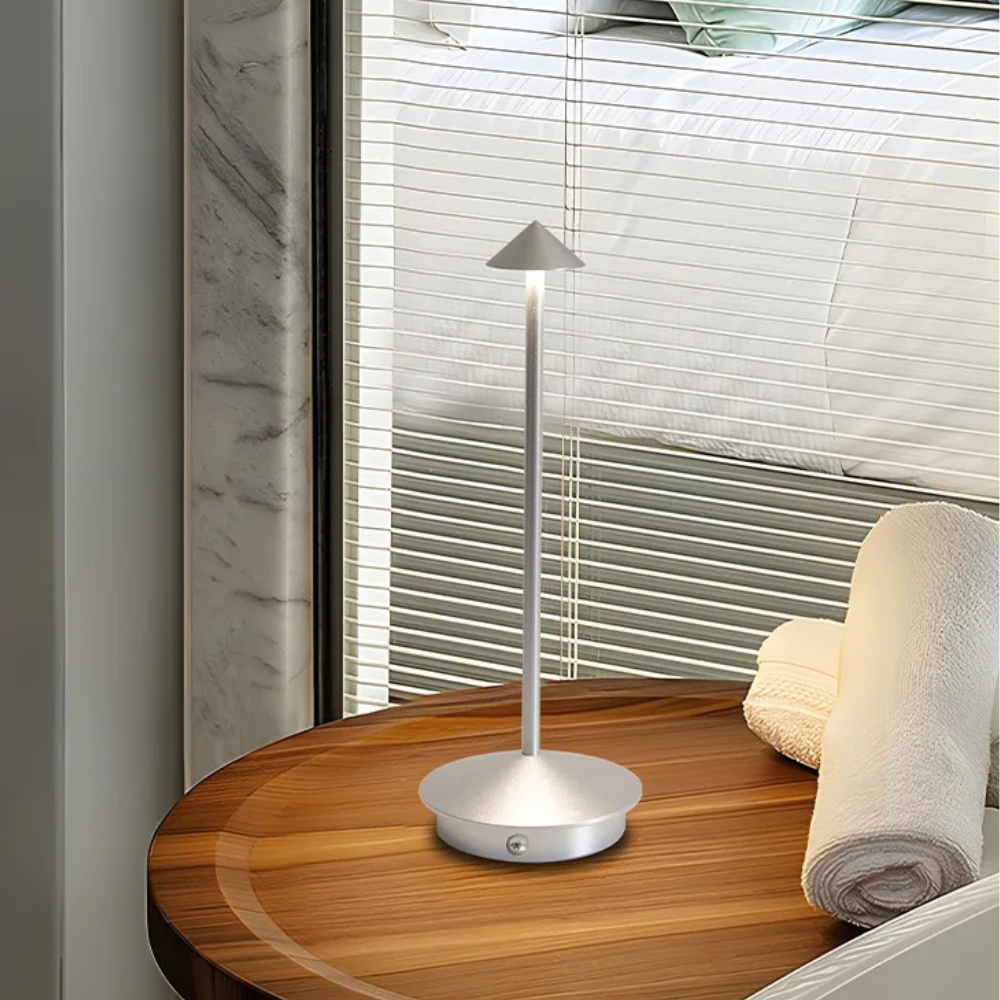 Lampe de Table Sans Fil Minimaliste Moderne avec Dimming Tactile