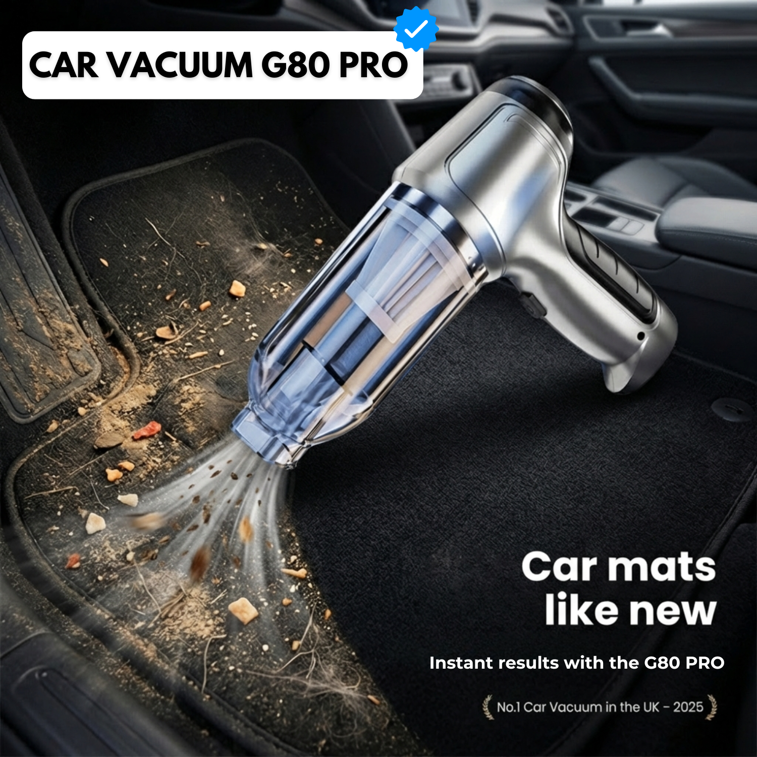 G80 PRO | Élu meilleur aspirateur de précision au Royaume-Uni en 2025