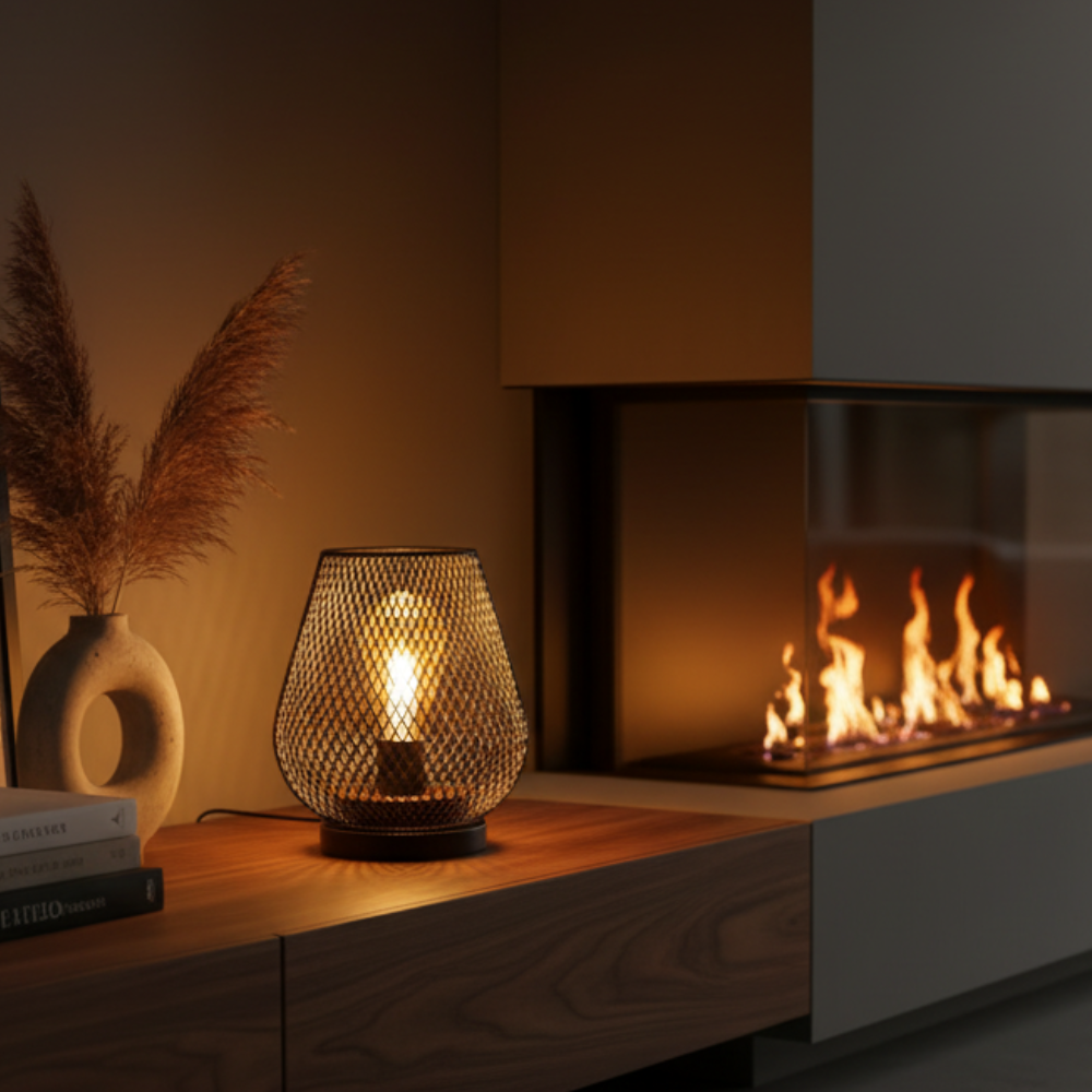 Ensemble de 2 lampes modernes en fer sans fil - Éclairages portables pour une utilisation intérieure et extérieure