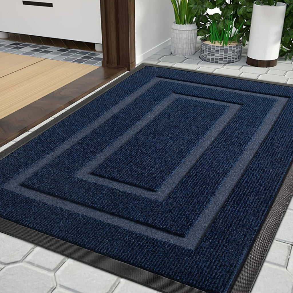 Tapis en Caoutchouc Facile pour Entrée de Maison, Durable et Antidérapant, Parfait pour la Décoration de Noël