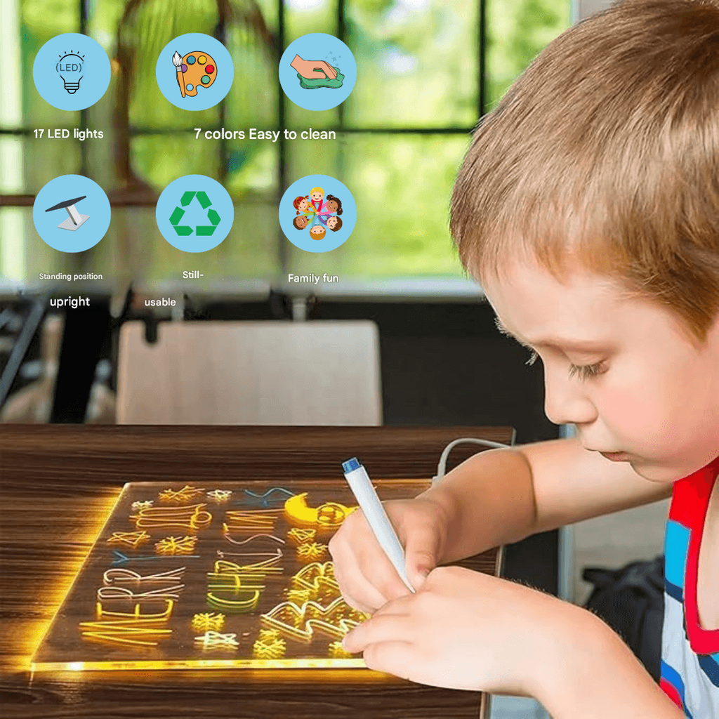 Tableau lumineux pour enfants – LuminaPlay