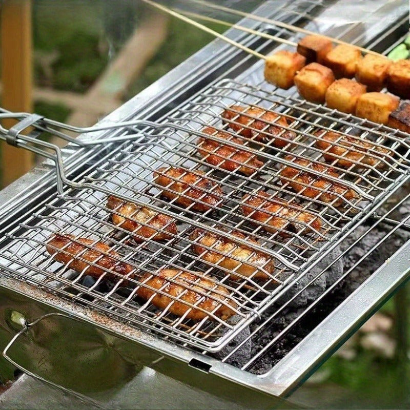 GRILLGRID – Panier de BBQ Grande Capacité pour un Contrôle de Grillade Uniforme en Plein Air