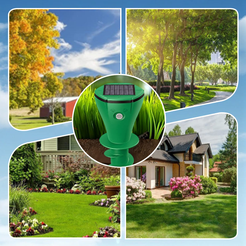 TERRASHIELD – Protecteur de jardin alimenté par énergie solaire pour l'entretien de la pelouse