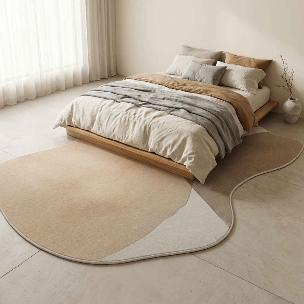 Tapis Novara | Tapis non glissant inspiré du Japon, moelleux pour le salon ou la chambre