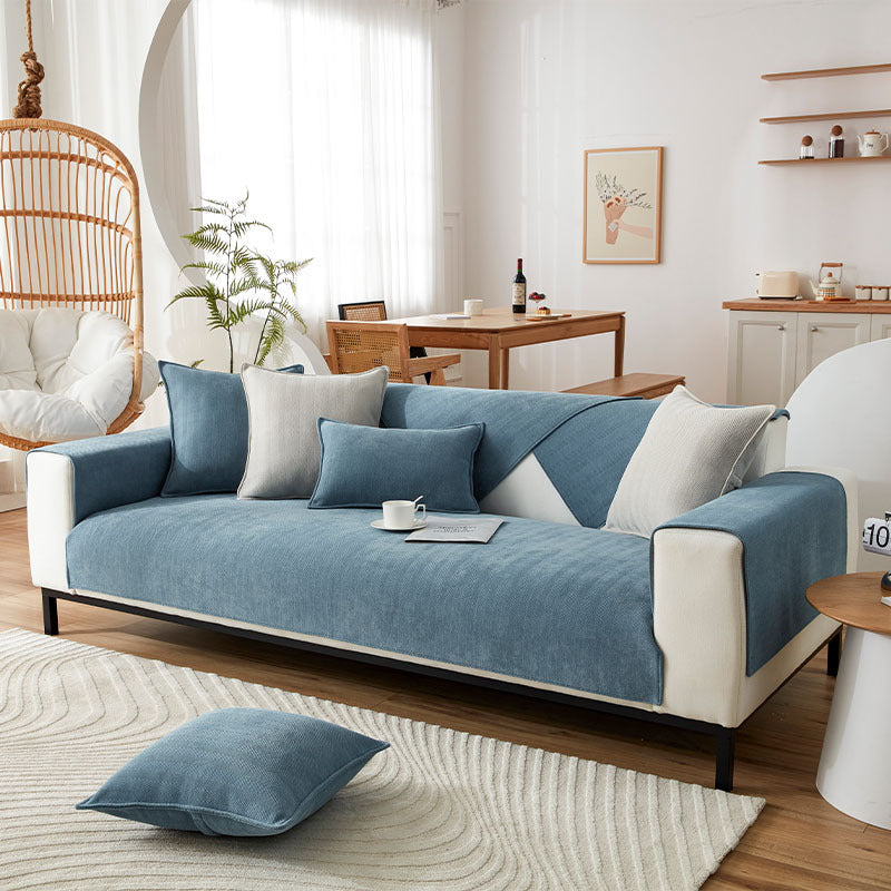 AestheticCover™ | Housse de canapé en tissu chenille avec motif en chevrons