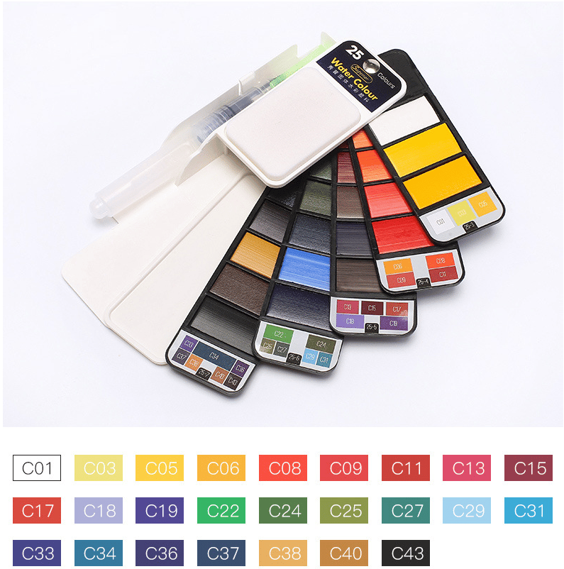 Creativo™ | Ensemble de Aquarelle Ensemble de voyage pratique pour aquarelle