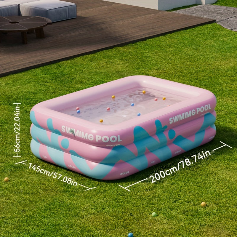 Jouet Gonflable de Piscine pour le Jardin – PVC Durable, Parfait pour les Fêtes d'Été et les Moments en Famille