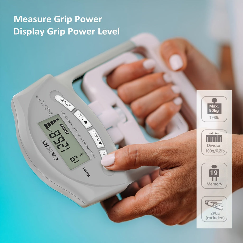 GRIPMETER PRO – Testeur de force de préhension numérique avec capture automatique