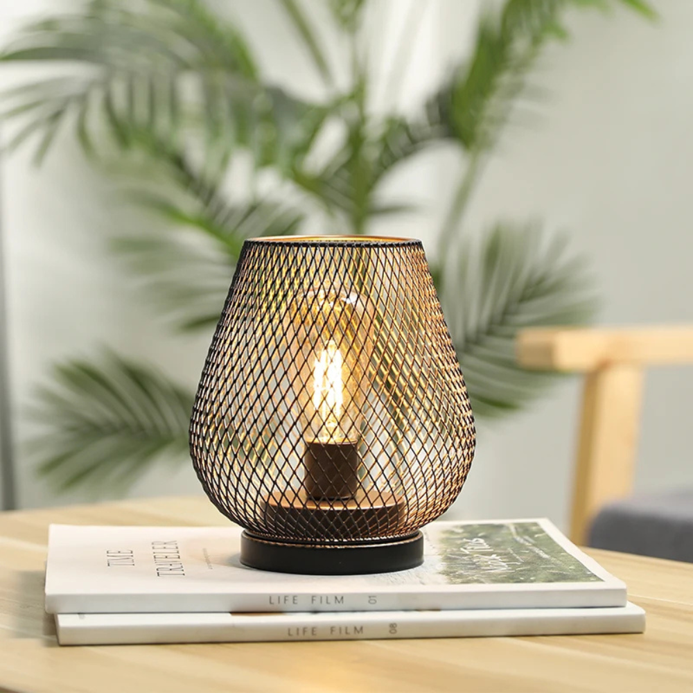Ensemble de 2 lampes modernes en fer sans fil - Éclairages portables pour une utilisation intérieure et extérieure