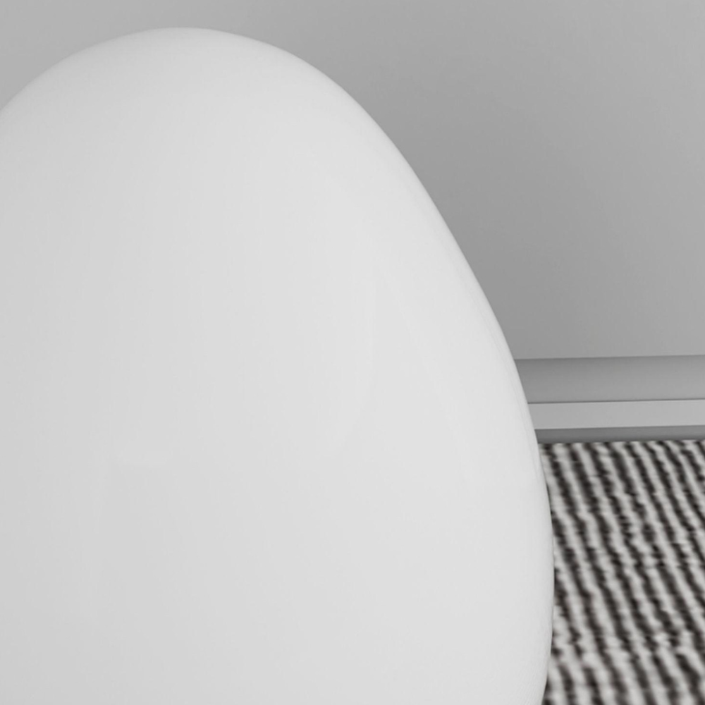 SolStone | Lampe de sol sculpturale œuf moderne minimaliste pour salon