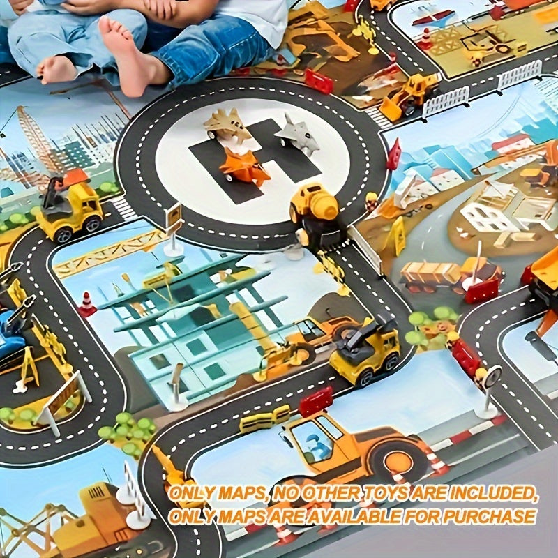 Tapis de Jeu Construction et Aventure – Pour Petits Explorateurs et Joueurs Créatifs