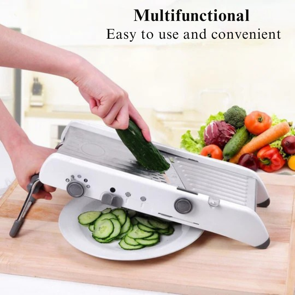 Mandoline réglable pour des tranches rapides