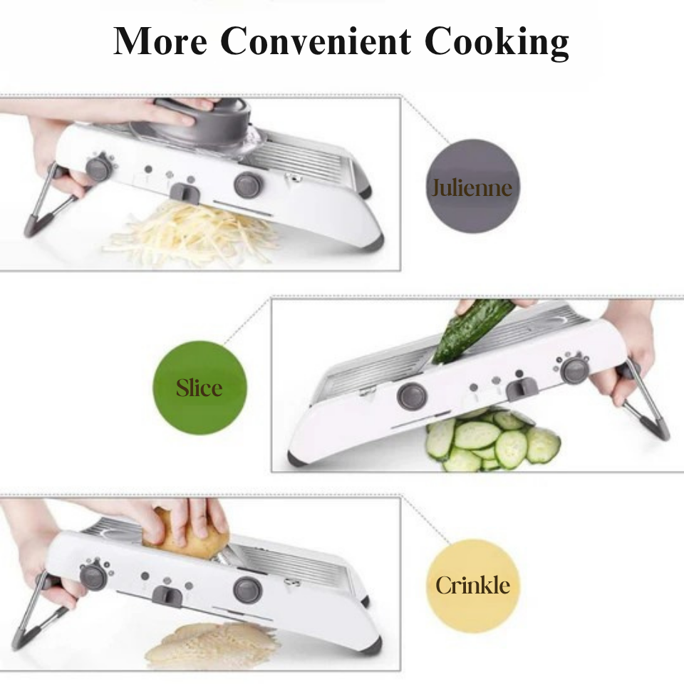 Mandoline réglable pour des tranches rapides