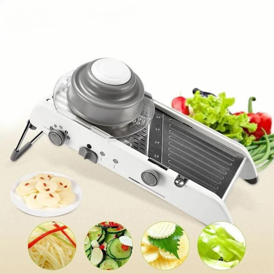 Mandoline réglable pour des tranches rapides