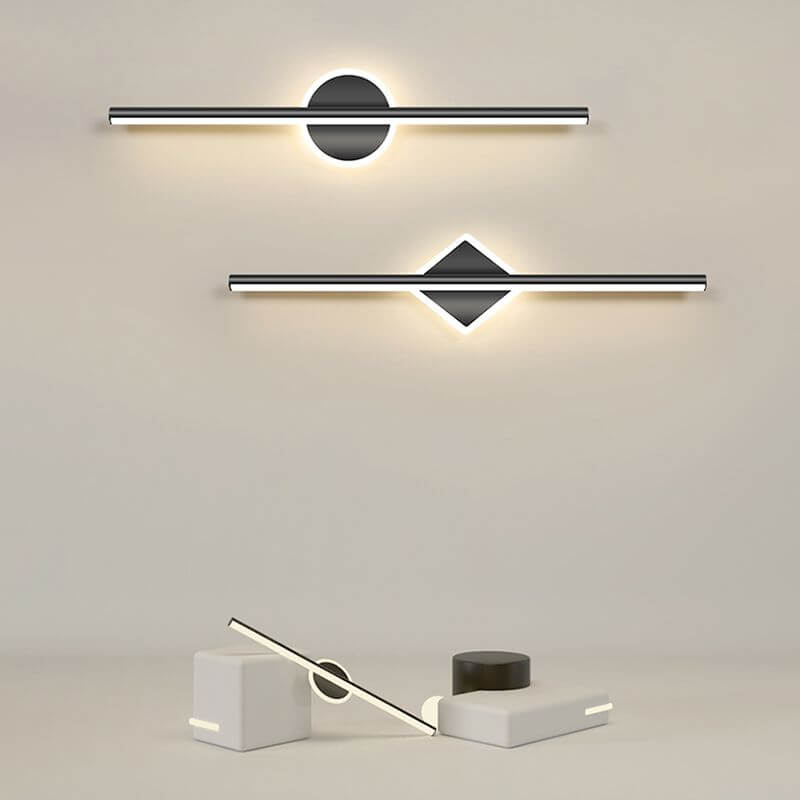 Applique Murale LED Moderne, Design Rond/Carré