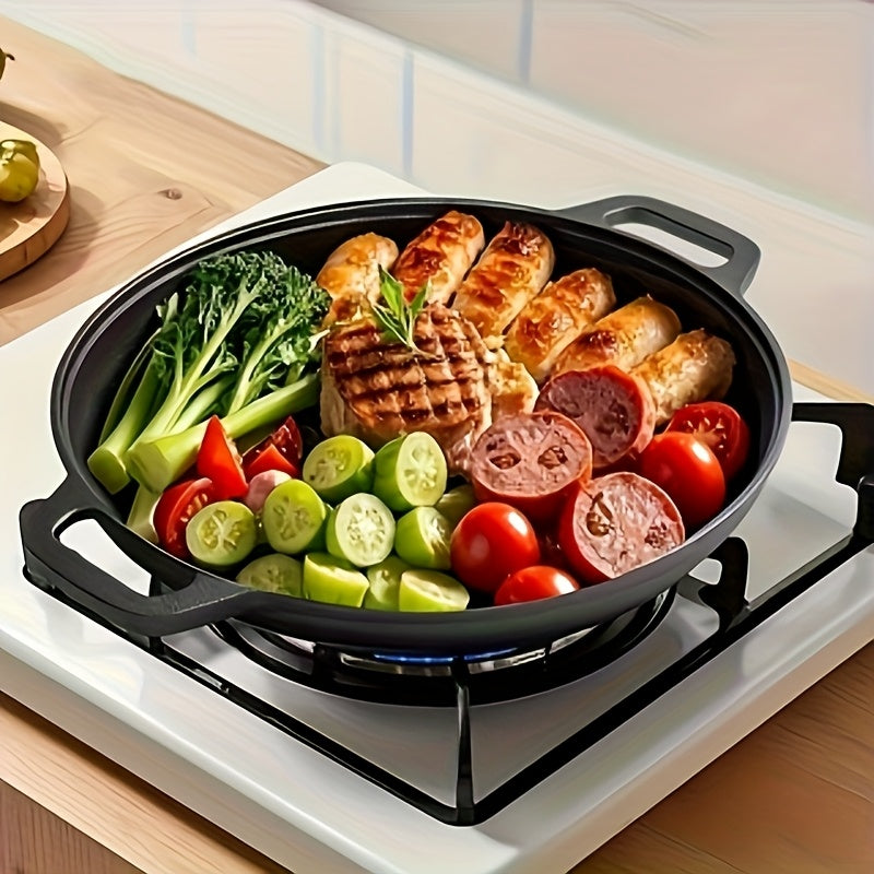 GRIDDLEPRO – Poêle en Fonte pour Une Chaleur Uniforme et Multi-Cuisine